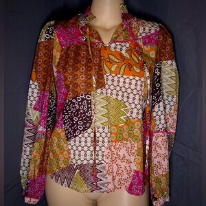 Fate Multicolor Patchwork Blouse